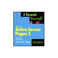Teach Yourself: Microsoft Active Server Pages 3