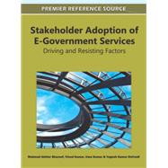 Stakeholder Adoption of E-Government Services: