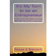 It's My Turn to Be an Entrepreneur