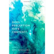 Does Perception Have Content?