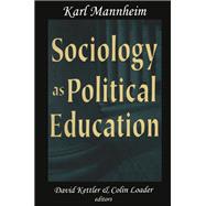 Sociology as Political Education