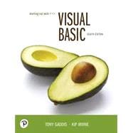 Starting Out With Visual Basic, 8th edition - Pearson+ Subscription