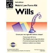 Nolo's Law Form Kit : Wills