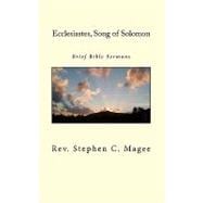 Ecclesiastes, Song of Solomon