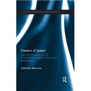 Freedom of Speech: Importing European and US Constitutional Models in Transitional Democracies