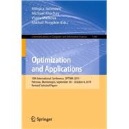 Optimization and Applications