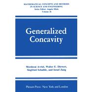 Generalized Concavity