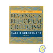 Readings in Rhetorical Criticism