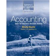 Study Guide, Volume I to accompany Accounting, 3rd Edition