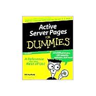 Active Server Pages For Dummies,9780764506031