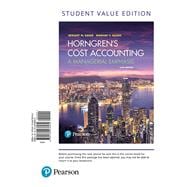 Horngren's Cost Accounting, Student Value Edition