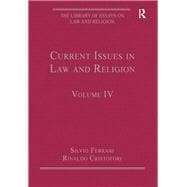 Current Issues in Law and Religion: Volume IV