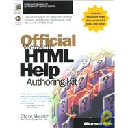 The Official Microsoft Html Help Authoring Kit