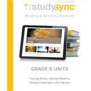 StudySync Grade 6 California, Reading & Writing Companion for ELA/ELD Units 1-4 (1 book)