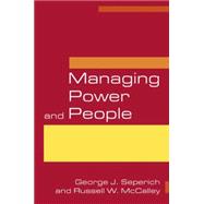 Managing Power And People