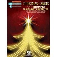Christmas Carols - 10 Holiday Favorites Trumpet Easy Instrumental Play-Along Book with Online Audio Tracks