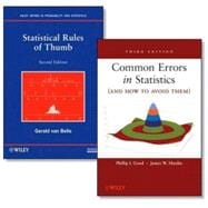 Common Errors in Statistics (and How to Avoid Them), Third Edition + Statistical Rules of Thumb, Second Edition Set