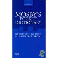 Mosby's Pocket Dictionary of Medicine, Nursing and Health Professions - Text and E-Book Package