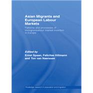 Asian Migrants and European Labour Markets: Patterns and Processes of Immigrant Labour Market Insertion in Europe