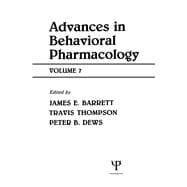 Advances in Behavioral Pharmacology: Volume 7