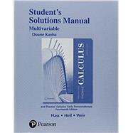 Student Solutions Manual for Thomas' Calculus, Multivariable