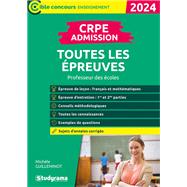 CRPE - Admission - Toutes les épreuves : Professeur des écoles - Concours 2025