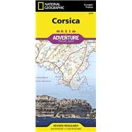 National Geographic Corsica France Map