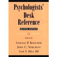 Psychologists' Desk Reference