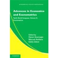 Advances in Economics and Econometrics: Tenth World Congress: Econometrics