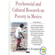 Psychosocial And Cultural Research on Poverty in Mexico