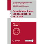 Computational Science and Its Applications – ICCSA 2024