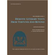 Demotic Literary Texts from Tebtunis and Beyond
