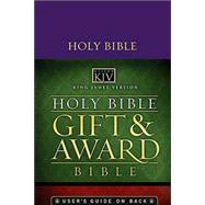 Holy Bible: King James Version, Tyrian Purple, Leatherflex, Gift and Award Bible