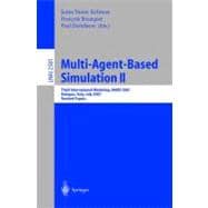 Multi-Agent-Based Simulation II: Third International Workshop, Mabs 2002, Bologna, Italy, July 15-16, 2002 :Revised Papers