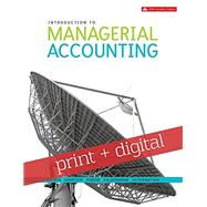 Introduction to Managerial Accounting with Connect with SmartBook COMBO