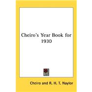 Cheiro's Year Book for 1930