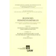 Iranisches Personennamenbuch, Band VII. Faszikel 1a