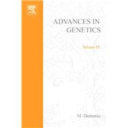ADVANCES IN GENETICS VOLUME 9