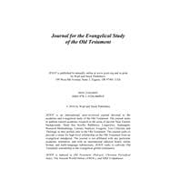 Journal for the Evangelical Study of the Old Testament