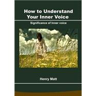 How to Understand Your Inner Voice