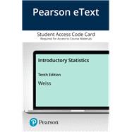 Pearson eText Introductory Statistics, MyLab Revision -- Access Card