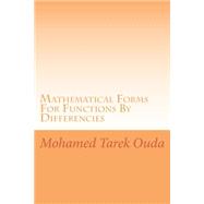 Mathematical Forms for Functions by Differencies