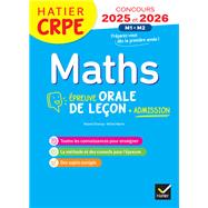 Mathématiques - CRPE 2025 - Epreuve orale d'admission