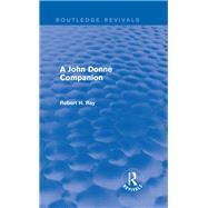 A John Donne Companion (Routledge Revivals)