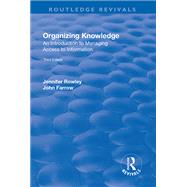 Organizing Knowledge: Introduction to Access to Information