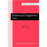 Historical Linguistics 1991: Papers from the 10th International Conference on Historical Linguistics, Amsterdam, August 12-16, 1991