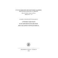 Untersuchungen zur Kirchengeschichte des Gelasios von Kaisareia