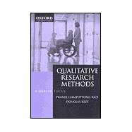 Qualitative Research Methods A Health Focus