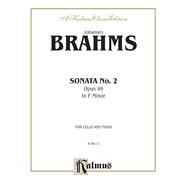 Sonata No. 2, Op. 99 in F Minor: Kalmus Edition