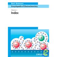 Encyclopedia of Electrochemistry, Index